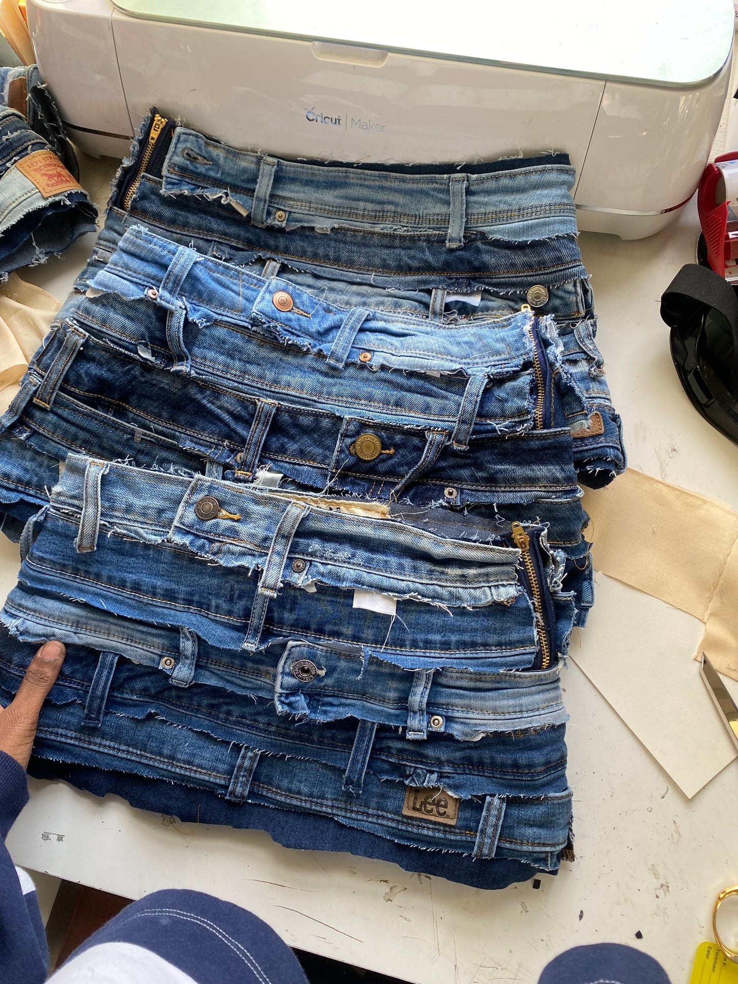 Waisted Mini Skirt