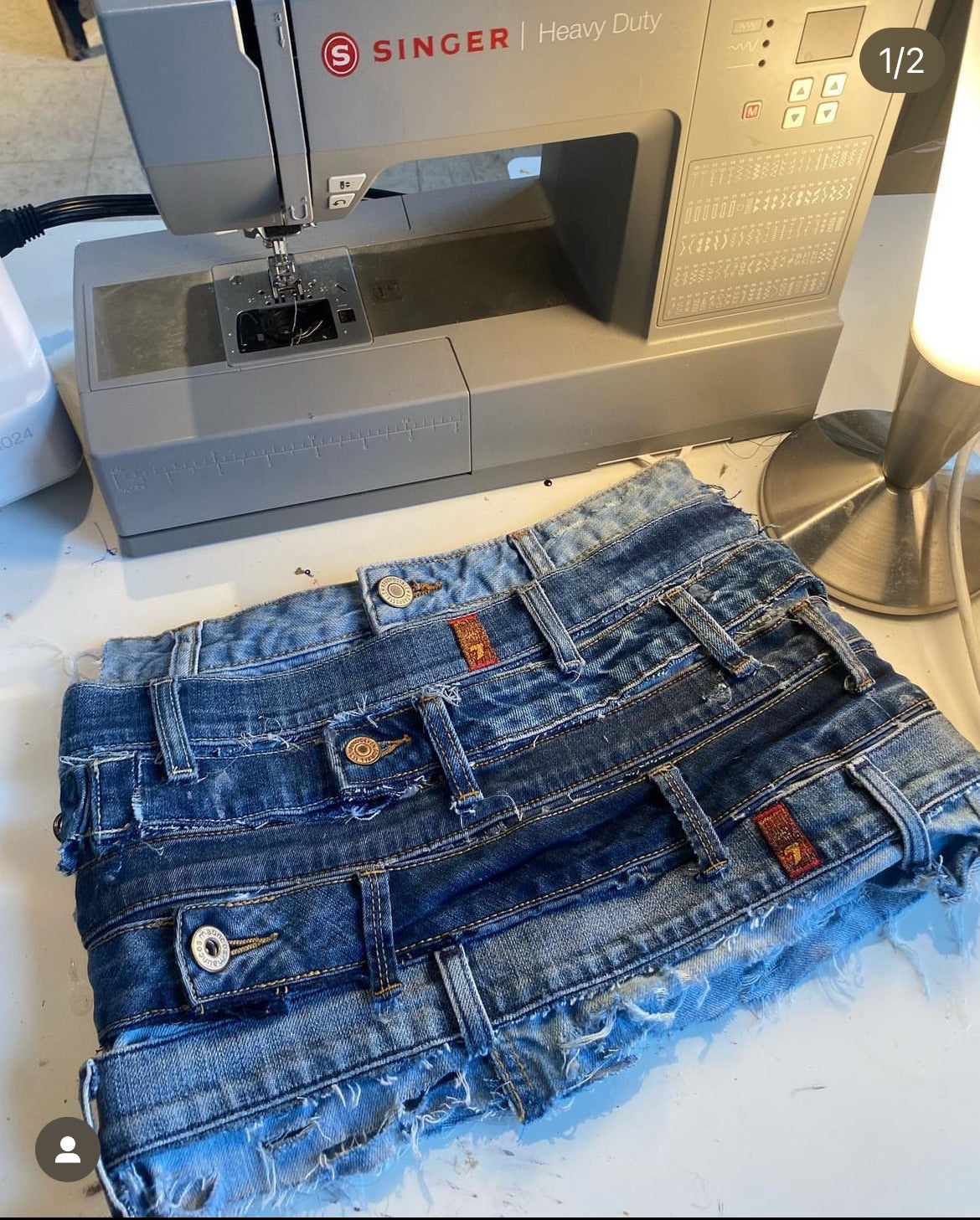 Waisted Mini Skirt